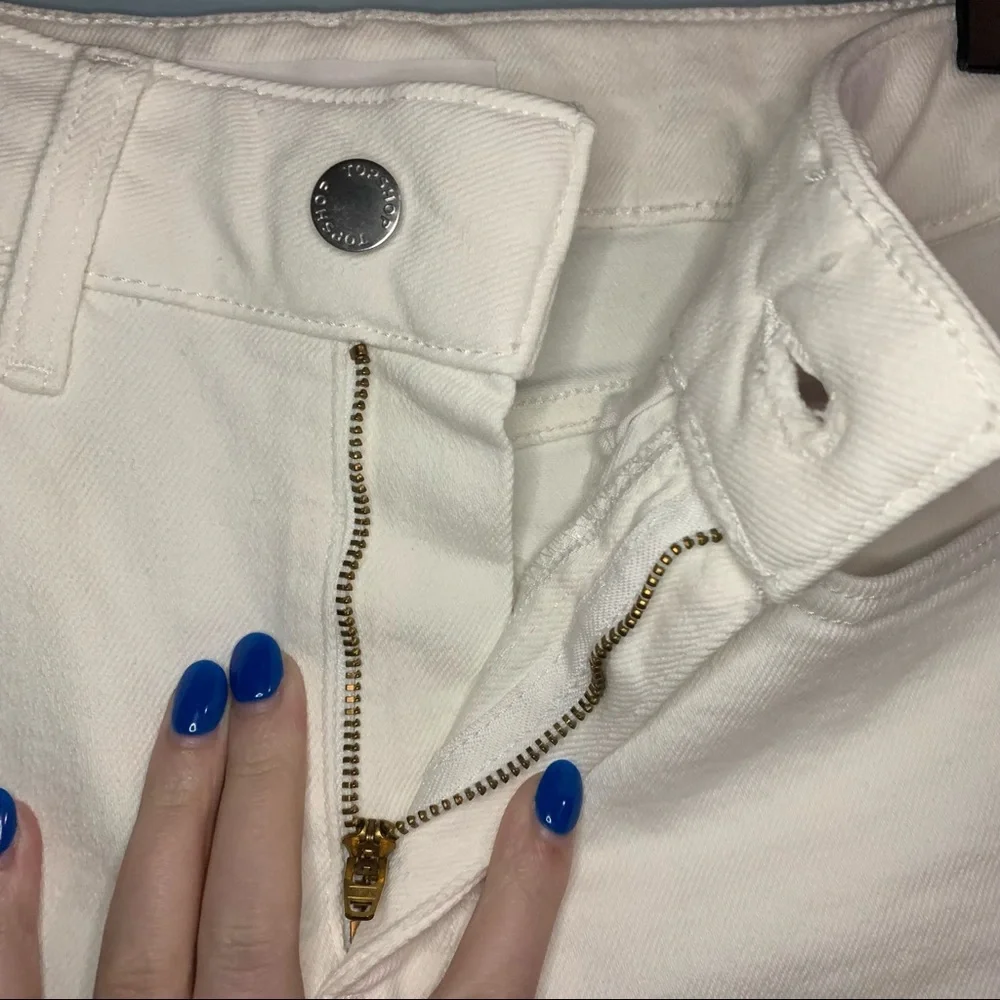 Topshop White Skinny Jeans Size 28